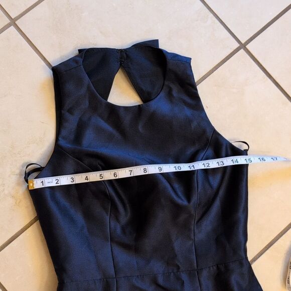 NWT Alfred Sung Maxi Gown Dress Jewel Neck Open Back Bow Size 2 - Picture 8 of 16